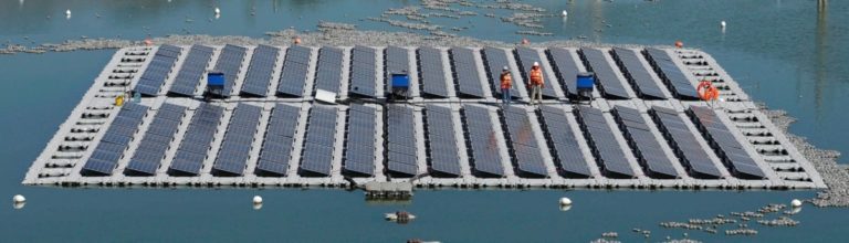 floating solar island lessens environmental impact 768x220